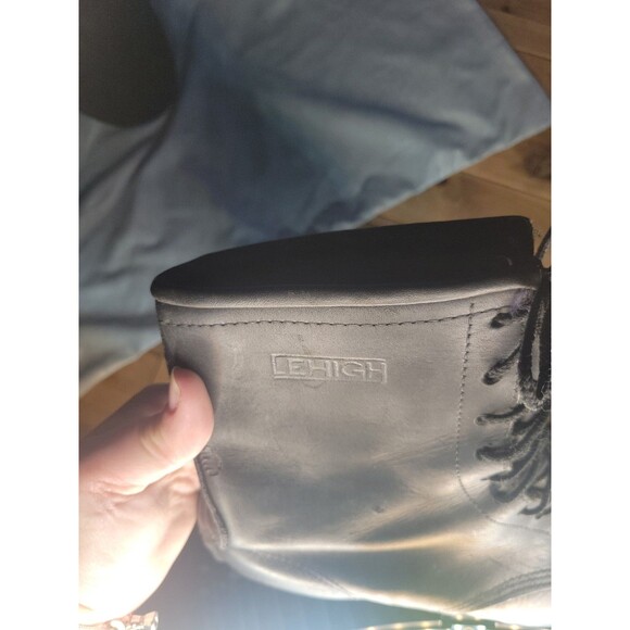 Lehigh Safety Men's 6" Steel Toe Puncture Resistant EH Work Boots Black Size 9M - Picture 3 of 5